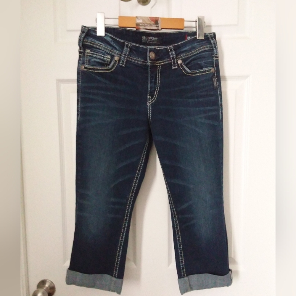 Silver Suki Mid Capris